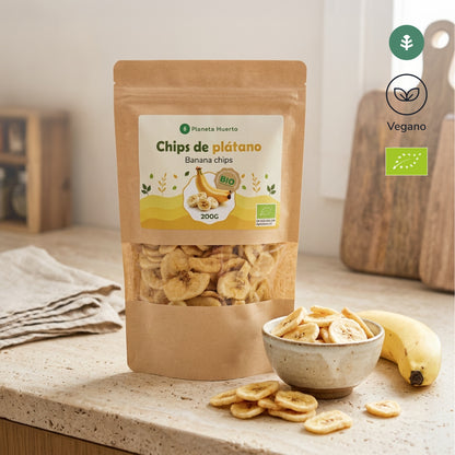 Chips de plátano ECO Planeta Huerto 800 g