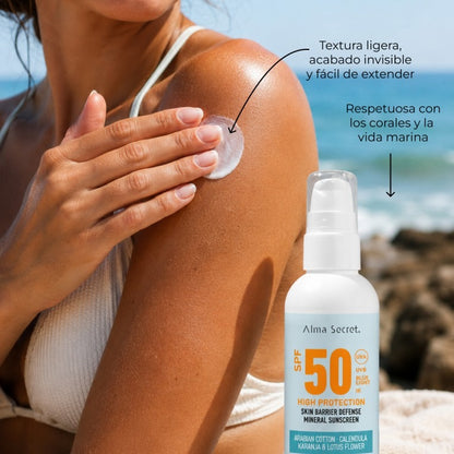 Crema protectora solar SPF 50 Alma Secret  200 ml