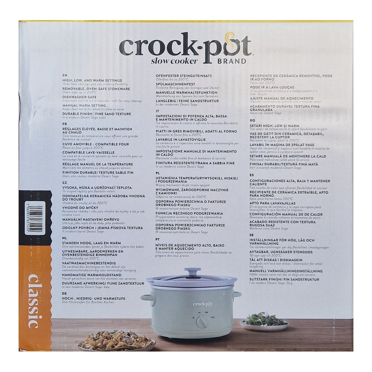 Crock-Pot Olla de Presión Manual 4,3L 5+personas CSC122X