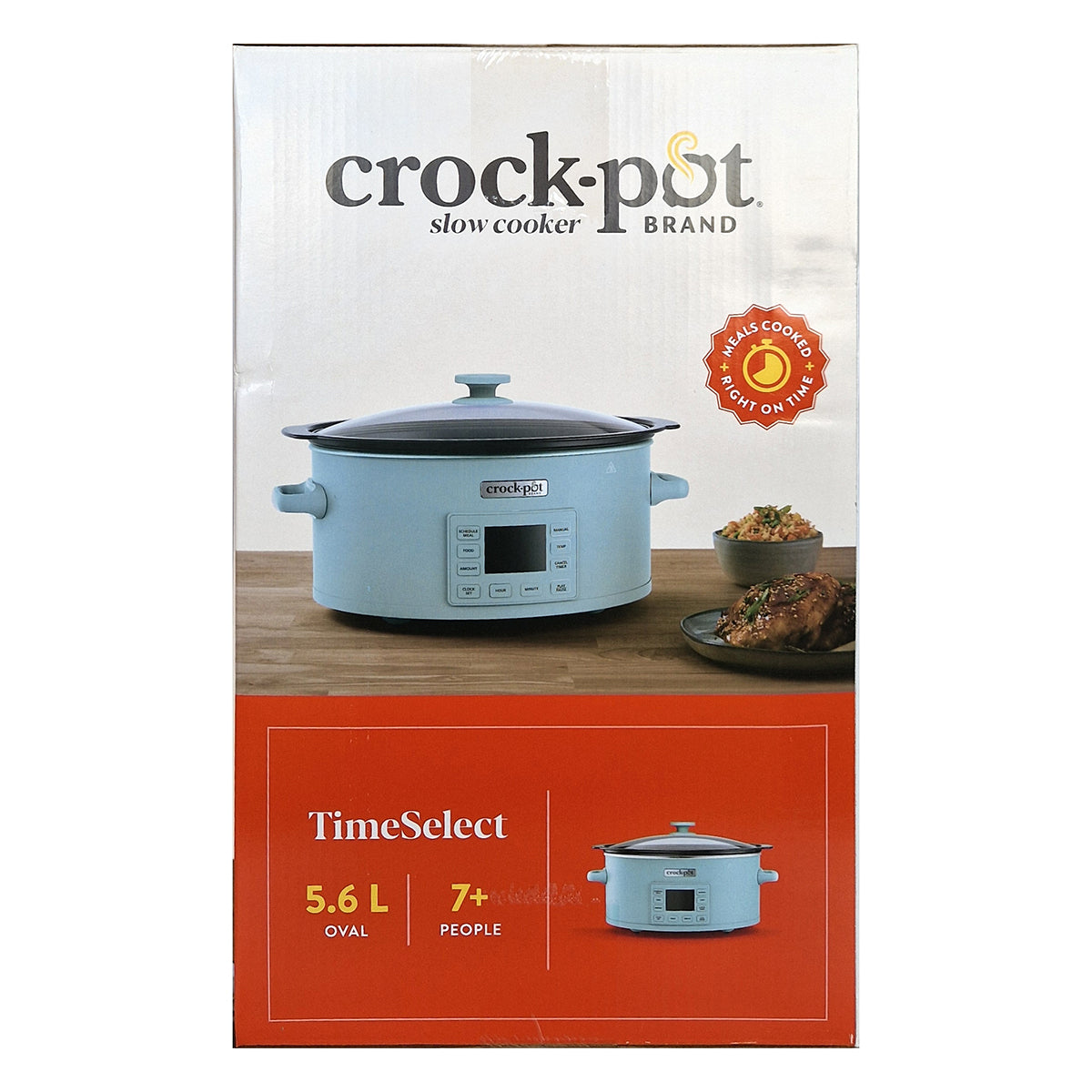 Crock-Pot Olla de Presión Lenta Digital 5,6L TIME SELECT 7+personas CSC121X