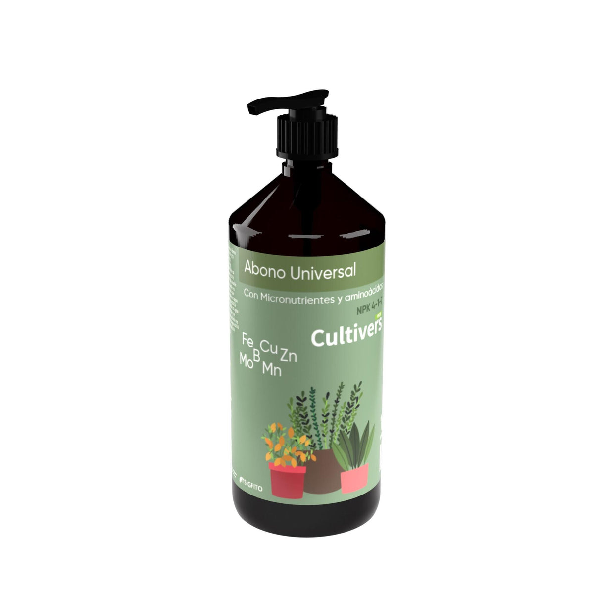 Cultivers Abono Universal 1 L Ecológico Plantas Interior Y Exterior. Fertilizante Con Aminoacidos, Hierro, Micros Y…_1