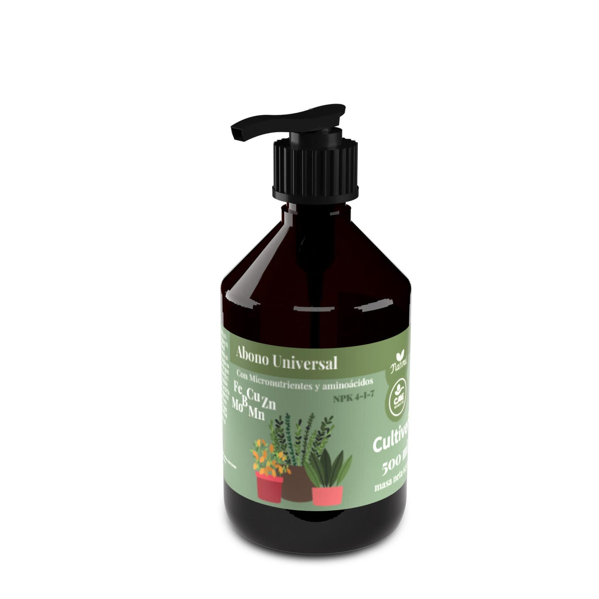 Cultivers Abono Universal Ecológico Plantas Interior Y Exterior. Fertilizante Con Aminoacidos, Hierro, Micros Y…_0