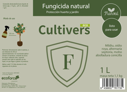 Cultivers Fungicida Ecológico 1 L Para Plantas De Exterior E Interior. Preventivo Y Curativo. Eliminación De Hongos…_1