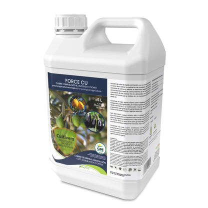 Cultivers Gluconato De Cobre. Abono Fertilizante Con Efecto Fungicida De Cobre Ecológico De 5 L Que Mejora El…_0