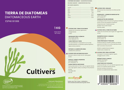 Cultivers Tierra De Diatomeas Molida Ecológica 25 Kg | Materia Prima Mineral De Algas Fosilizadas Molienda | Polvo…_2