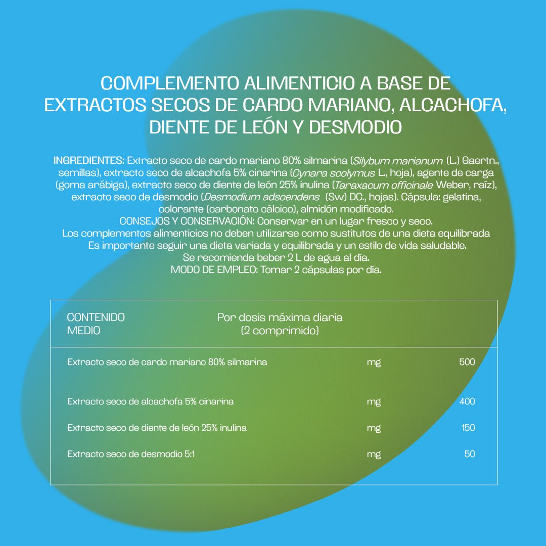Detox Hígado BICENTURY 120 Comprimidos
