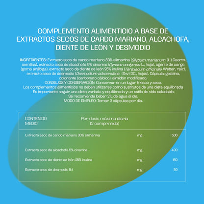 Detox Hígado BICENTURY 120 Comprimidos