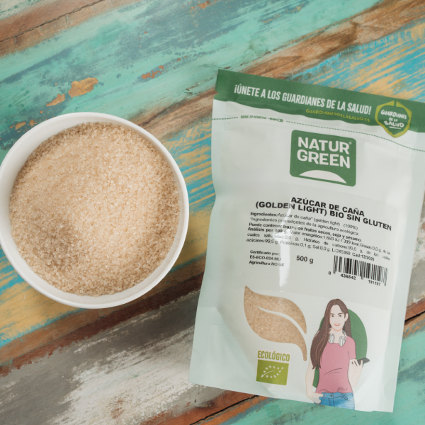 Azúcar de Caña (golden light) Bio Naturgreen 500 g
