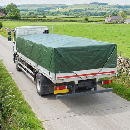 Outsunny Lona Impermeable Exterior 6x8 M Pe Resistente A Rasgaduras 90 G/m²_5