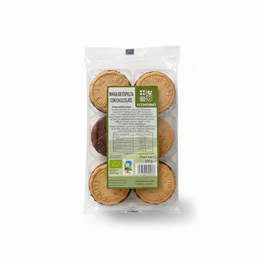 Galletas María ecológicas de espelta con chocolate 300 g_0