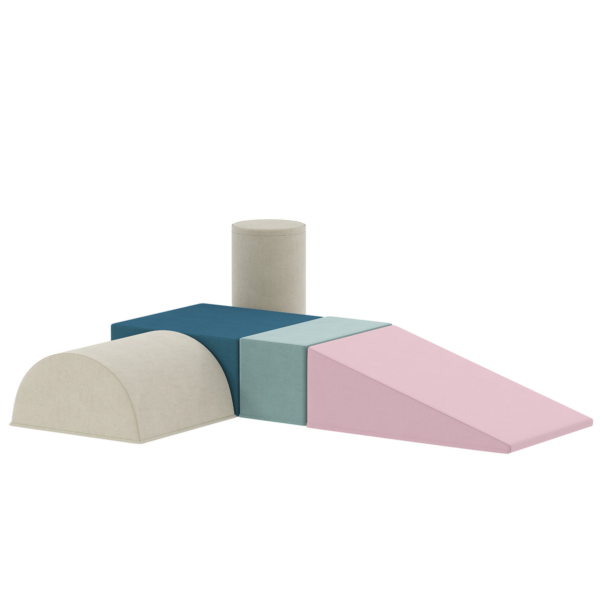 Bloques De Espuma Aiyaplay Terciopelo, Espuma Pu 30d Multicolor 61x40.6x60 Cm_4