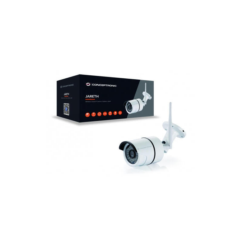 Camara Ip Conceptronic Jareth01w 1080p Qr Led Exterior / Interior Wifi Cloud Compatible Con Alexa_3