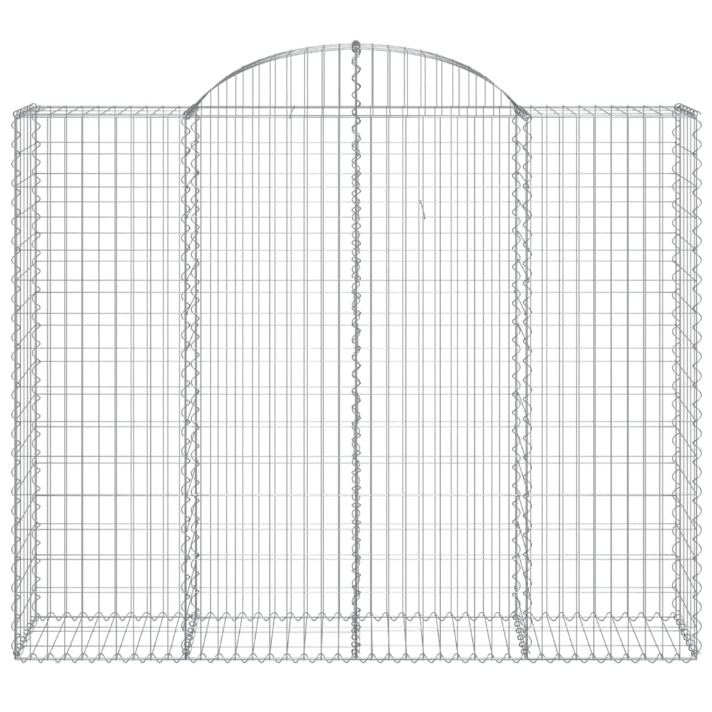 Cestas Gaviones 11 Uds Forma De Arco Hierro 200x50x160/180 Cm_3