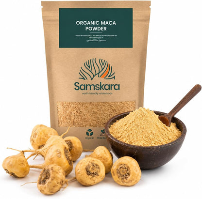 Maca En Polvo Bio - Pack 2 X 1kg (2 Envases Retail) | Superalimento Ecológico Vegano Para Batidos, Smoothies Y Zumos_0