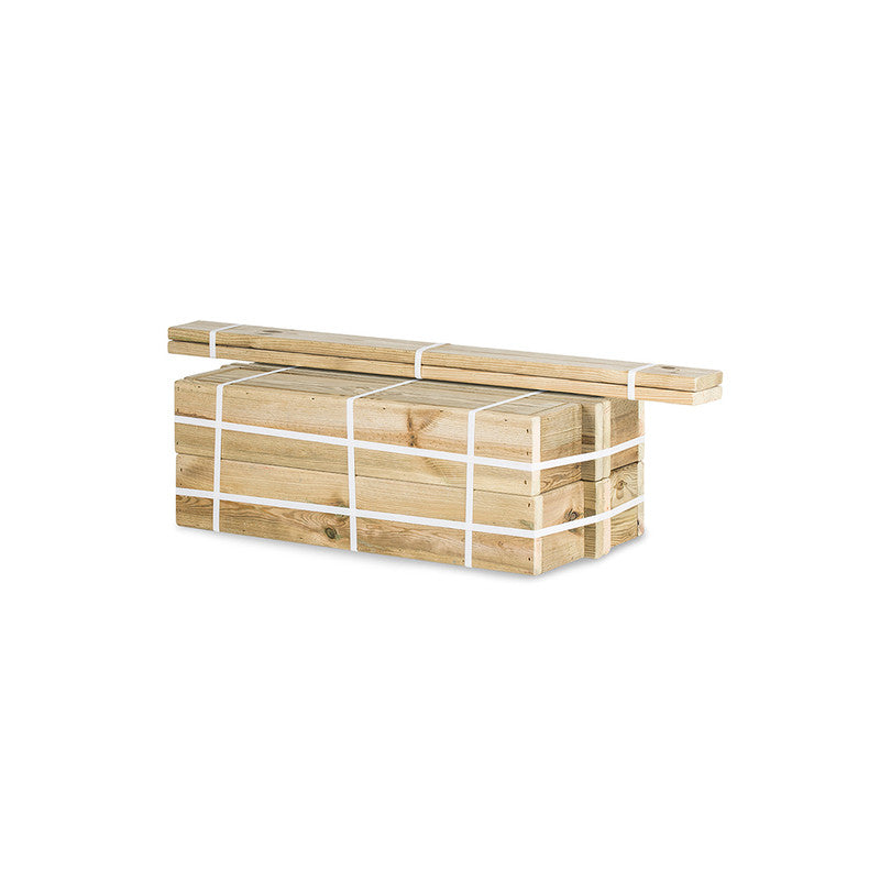 Jardinera Vertical Madera Tratada Exterior Stand Line Wall KD 4B Hortalia_5