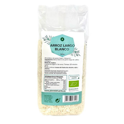 Arroz Largo blanco ECO Planeta Huerto 500 g