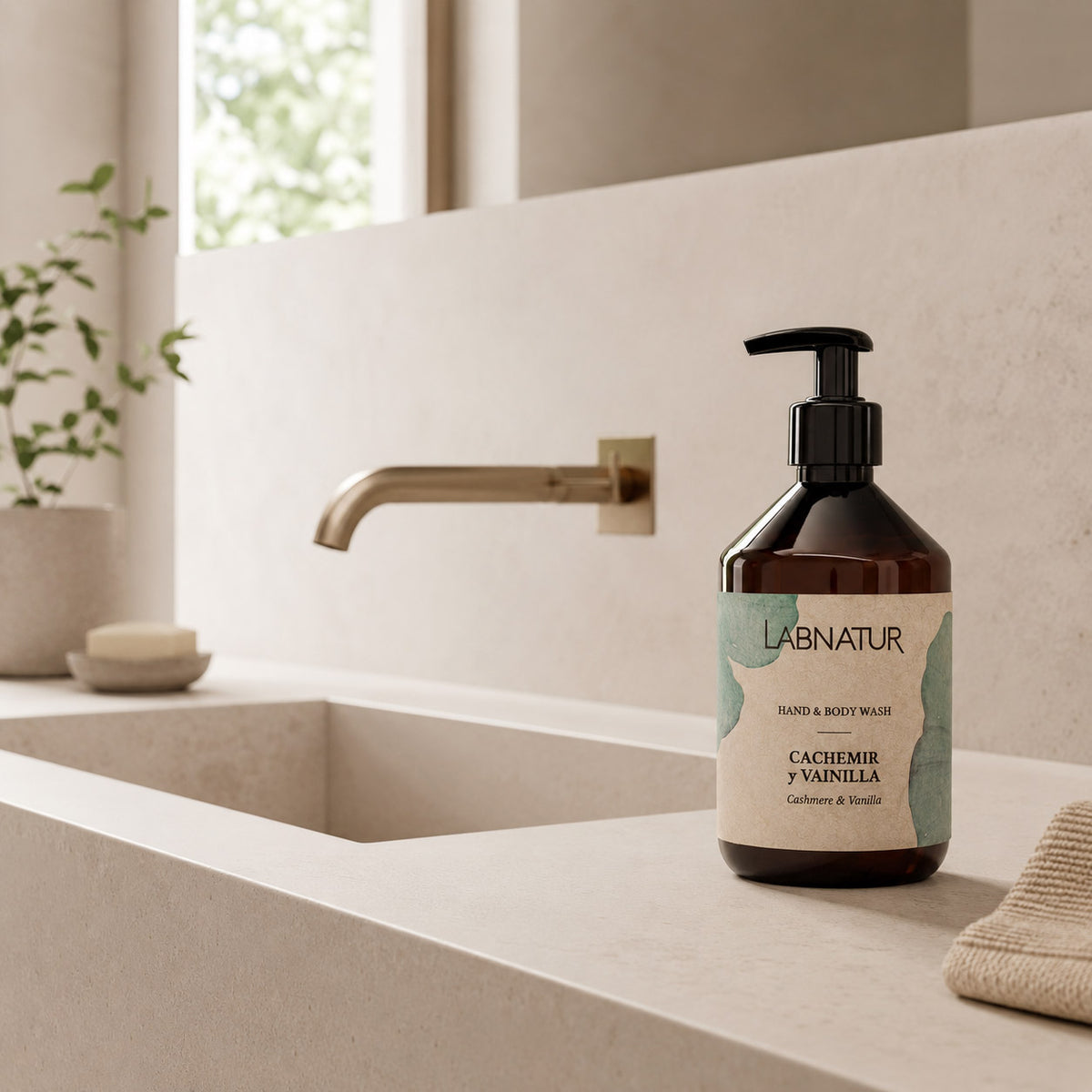Jabón Manos y Cuerpo Cachemir y Vainilla Labnatur 500 ml | Aroma Dulce y Cálido | Limpieza Suave | Vegano_3