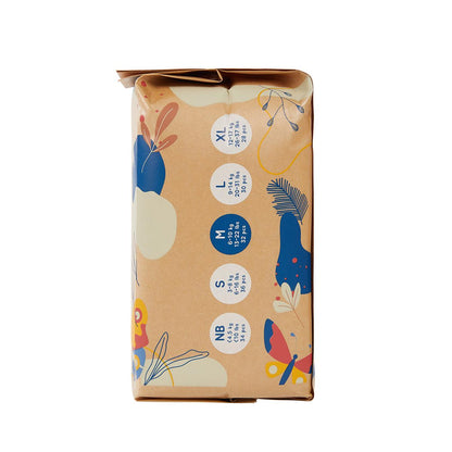 ECOBOOM- Pañal Ecológico de BAMBÚ Eco Boom. 70% Biodegradable, Hipoalergénico (TALLA 3/M, 6-10 KG, PACK 8 BOLSAS, TOTAL 256 PAÑALES)