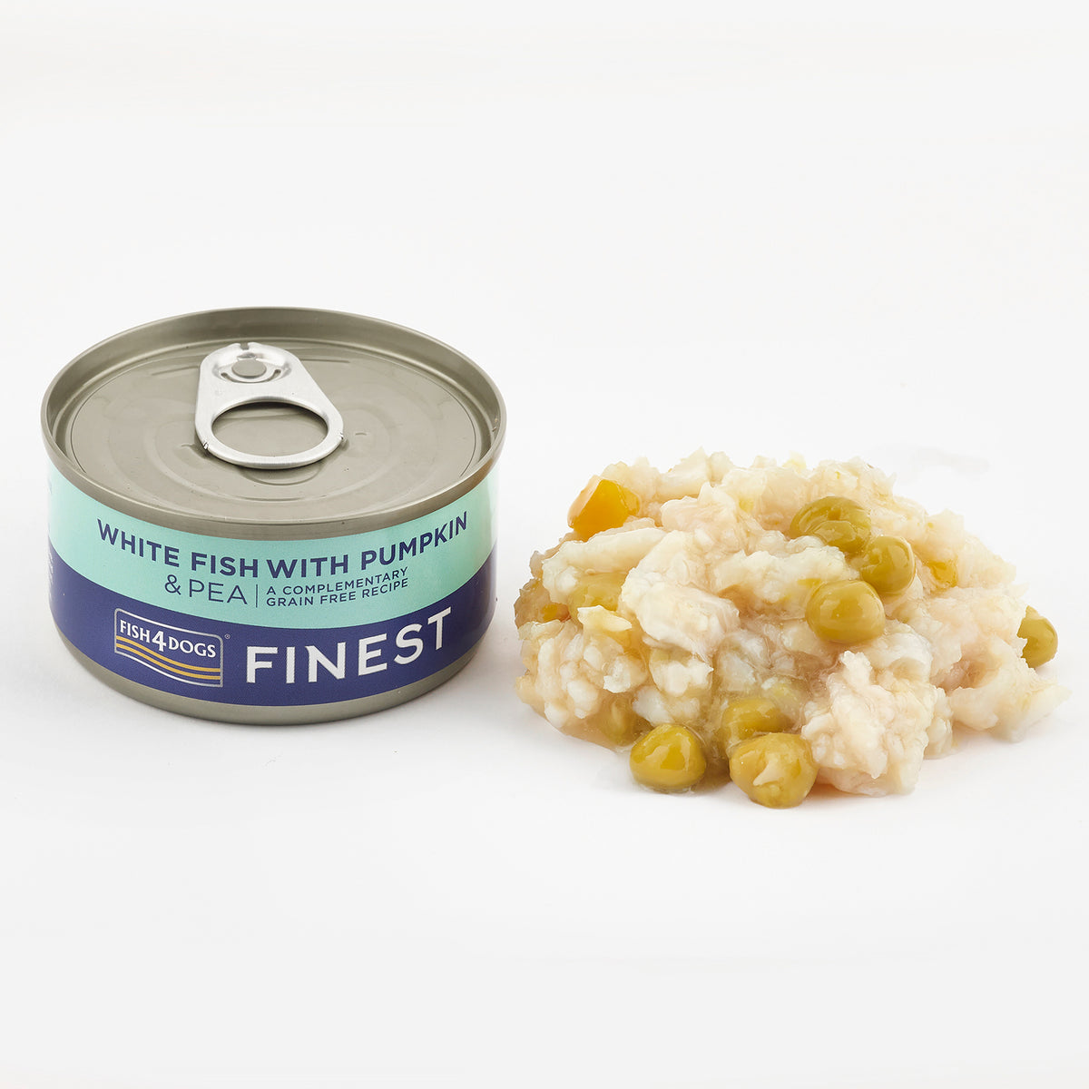 Fish4dogs Comida Húmeda Para Perro – Pescado, Calabaza Y Guisantes 85 G (pack De 12)_1