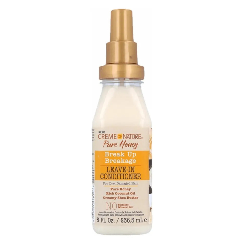 Aceite/sérum Break Up Breakage Leave-in Conditioner Pure Honey Creme Of Nature 236.5ml_0