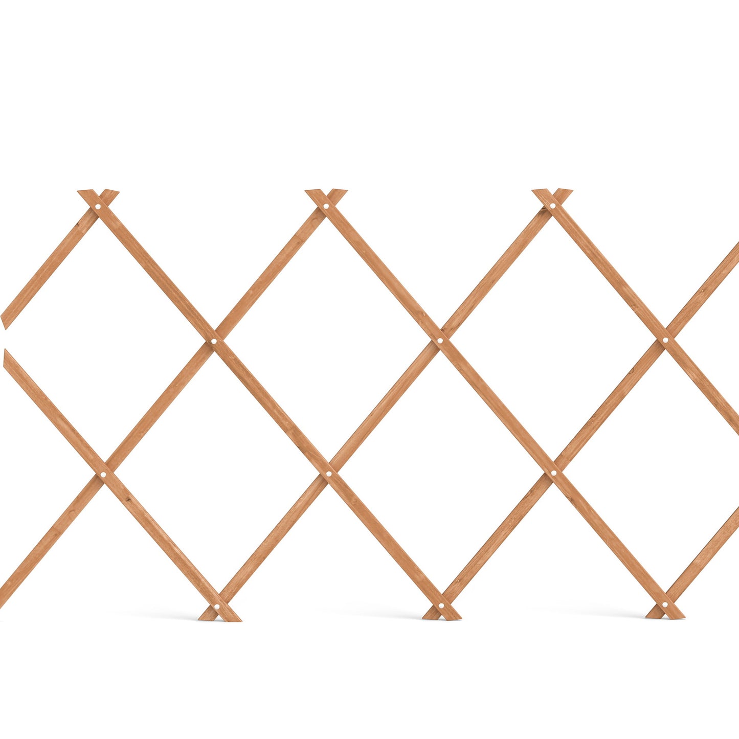 Outsunny Enrejado De Jardín De Madera Extensible 180x60 Cm Marrón Claro_4