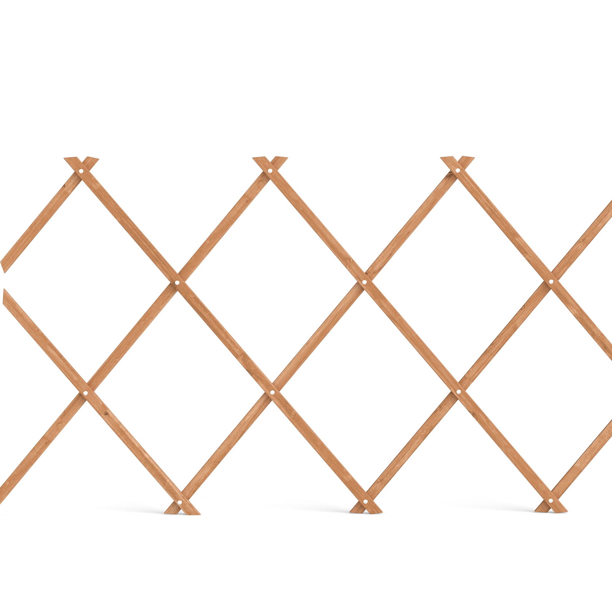 Outsunny Enrejado De Jardín De Madera Extensible 180x60 Cm Marrón Claro_4
