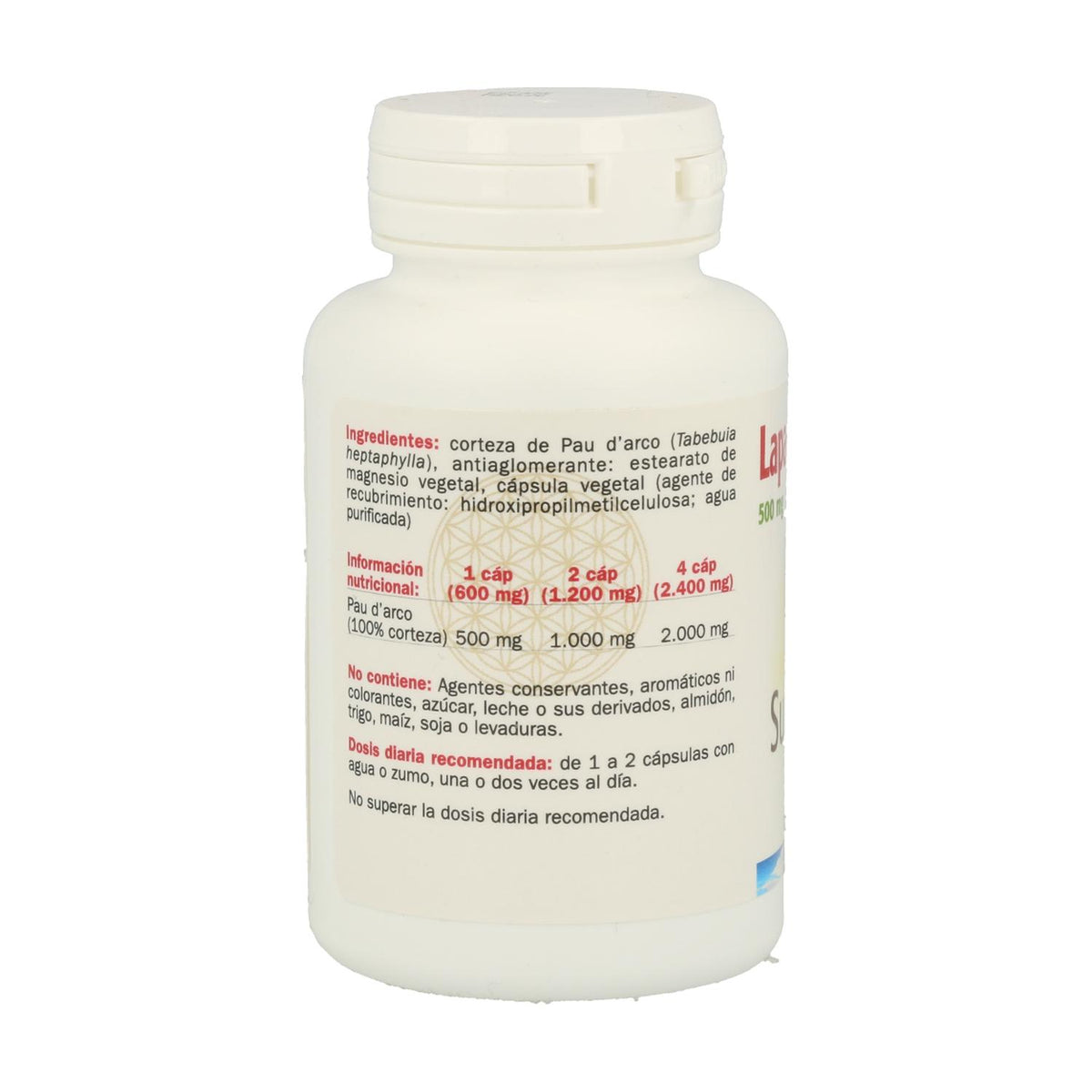 Lapacho Pau D'arco 500mg 100 Caps Sura Vitasan