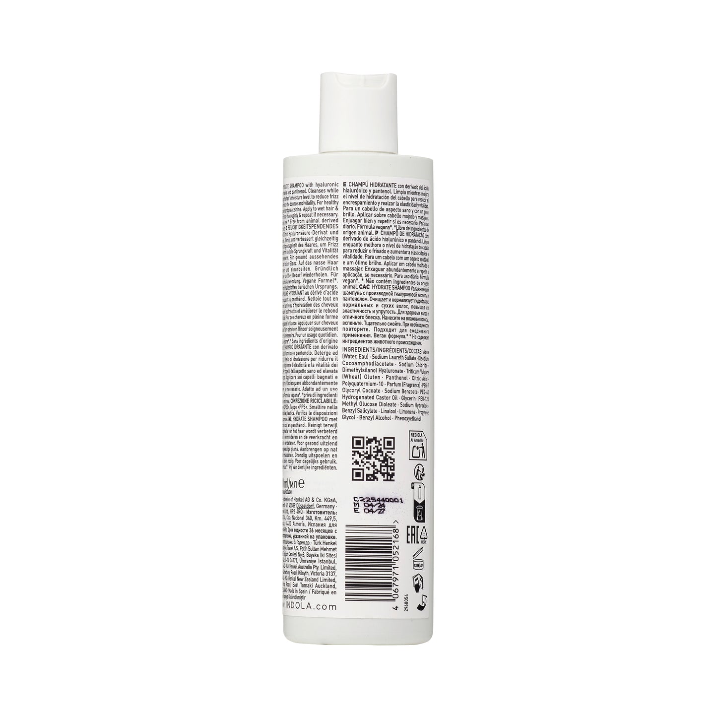 Indola Champú Hidratante Profesional Para Cabello Seco 300ml_2