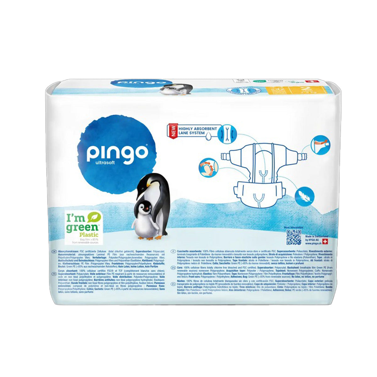 Pack Ahorro Pañales T2 (3-6kg) Pingo 336 Uds