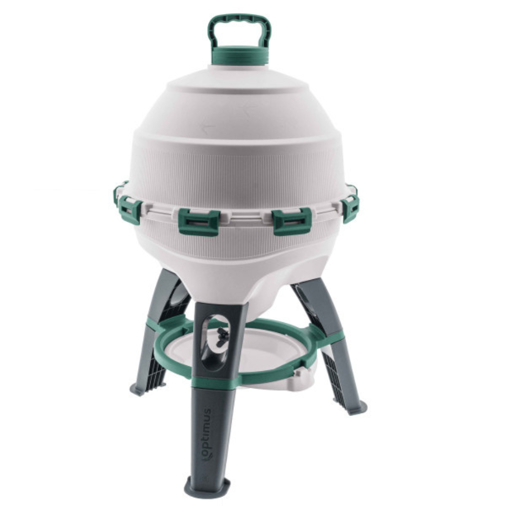 Finca Casarejo Bebedero Sifónico Para Aves Optimus (25l) - Bebedero Con Patas Para Gallinas De Plástico Resistente_0