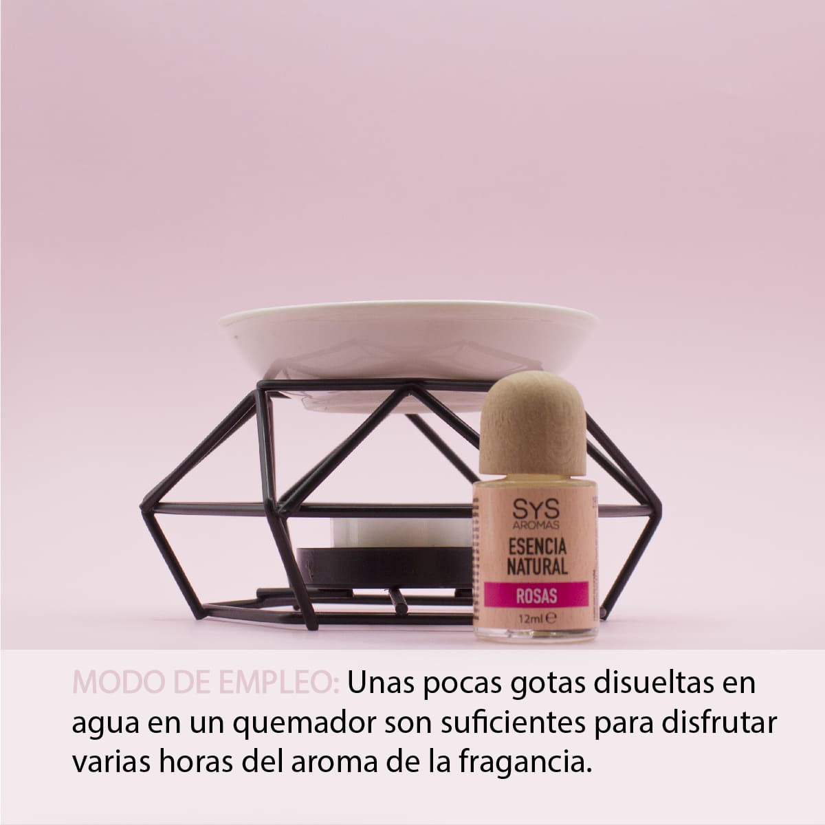 Esencia Natural Rosas SYS Aromas 12 ml | Aroma Floral y Delicado | Para Quemadores y Humidificadores_1