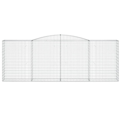 Cestas Gaviones 8 Uds Forma De Arco Hierro 400x50x140/160 Cm_3