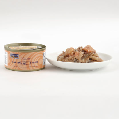 Fish4cats Filete Para Gato – Sardina Con Camarón 70 G (pack De 10)_1