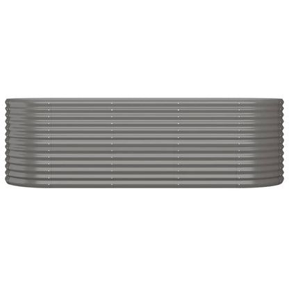 Jardinera Arriate Acero Galvanizado Gris 224x80x68 Cm_2