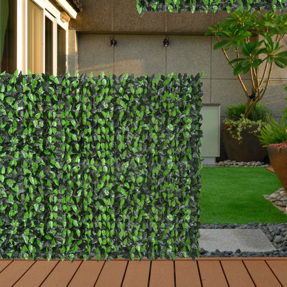 Outsunny Seto Artificial Rollo 3x1 M Pantalla Cerca De Privacidad Balcón Valla_1