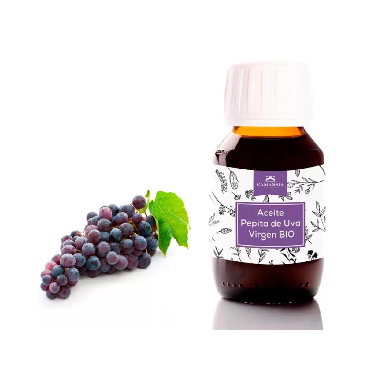 Aceite de pepita de uva Virgen BIO, 100ml. Camassia 50 ml