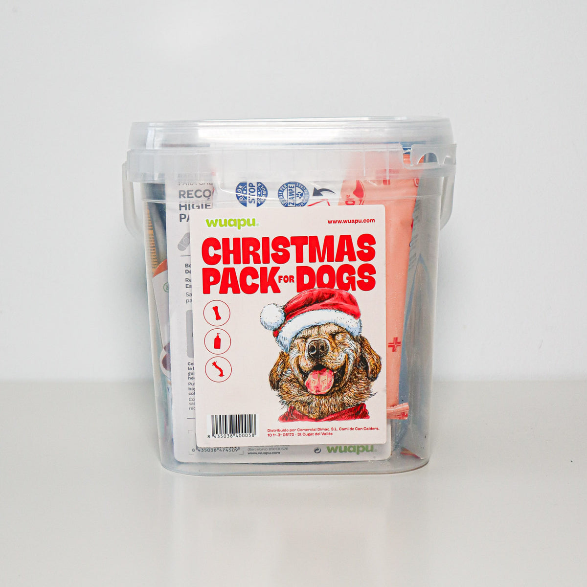 Christmas Pack Para Perro De Wuapu Con Snacks, Juguetes Y Alimento Húmedo_3