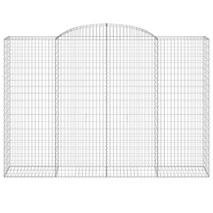 Cestas De Gaviones 2 Uds Forma De Arco Hierro 300x50x200/220 Cm_3