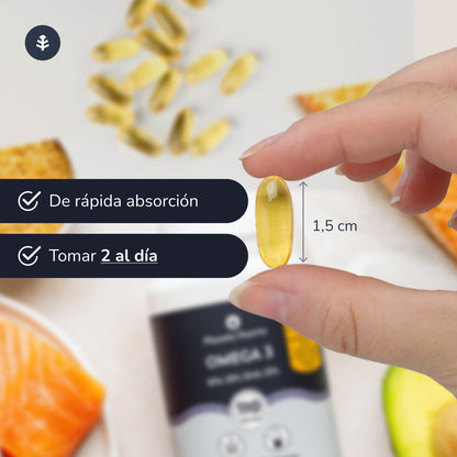 Omega 3 EPA 35% DHA 25% Planeta Huerto 110 Perlas