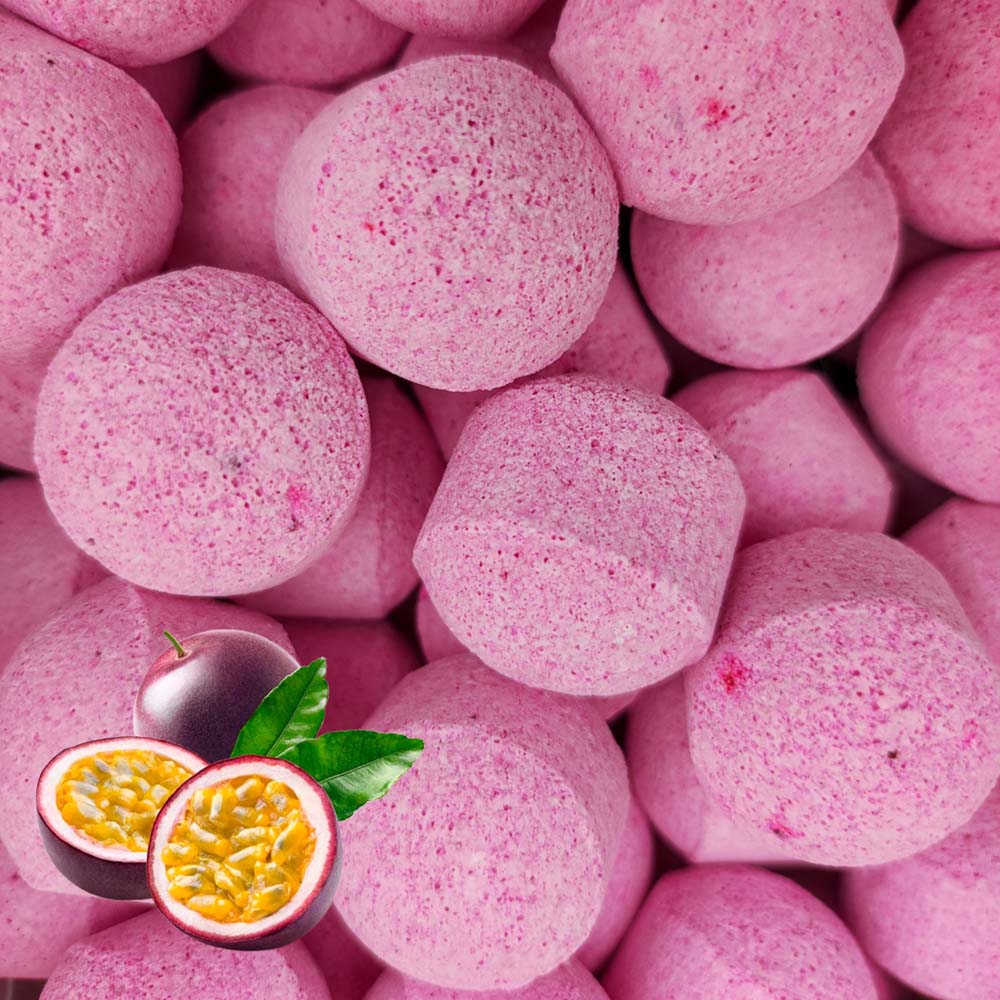 Pack 25 Bombitas Efervescentes. Alivian Pies Cansados, Refrescantes. Pedicuras Y Manicuras - Aroma Fruta De La Pasión_2