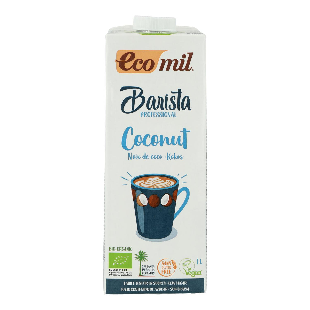 Pack 6x Bebida vegetal de Coco Barista BIO EcoMil 1L