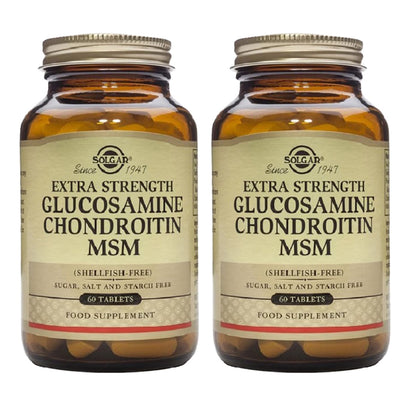 Pack 2x Glucosamina Condroitina MSM Extra concentrado 60 tabletas