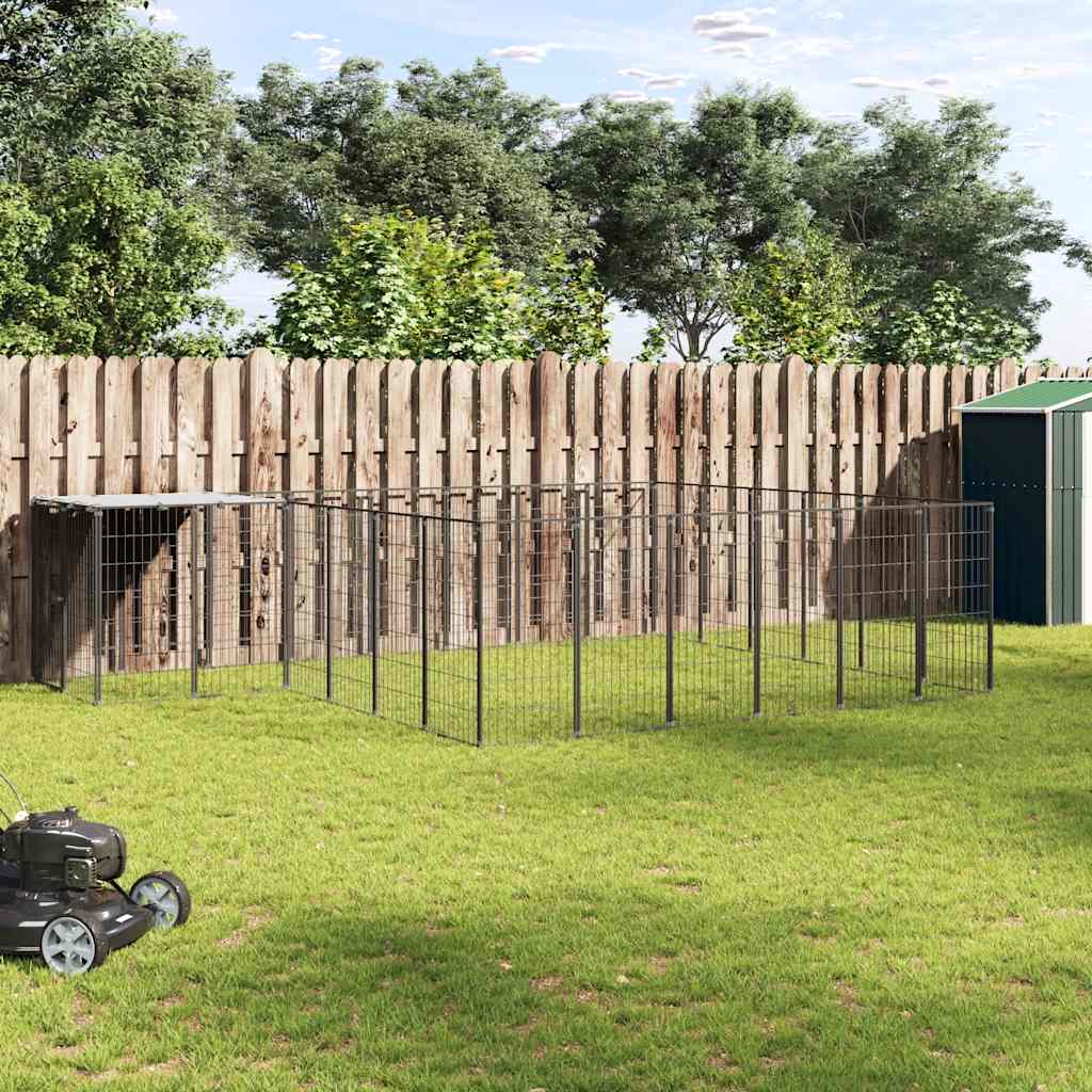 Perrera Negra 12,1 M² Acero_1