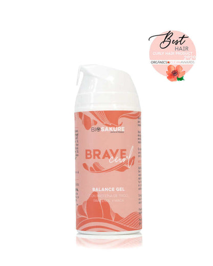 Gel Para Pelo Rizado Con Proteína, Más Encogimiento Brave Curl Gel 100 Ml Bio Sakure_2