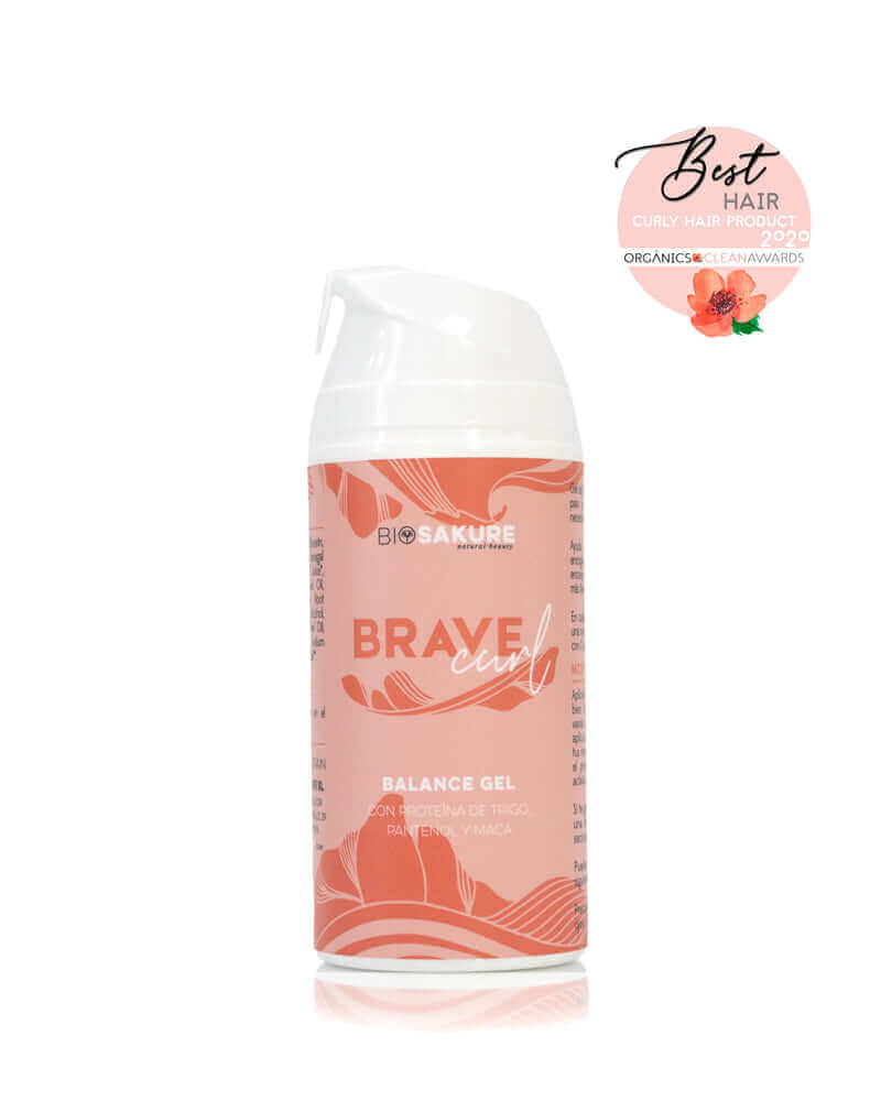 Gel Para Pelo Rizado Con Proteína, Más Encogimiento Brave Curl Gel 500 Ml Bio Sakure_4