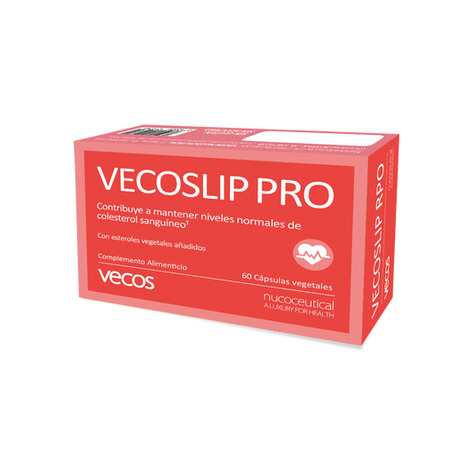 Vecoslip Pro 60 Cápsulas | Control Absoluto De Colesterol | Arroz Rojo, Fitoesteroles Y Coq10_0
