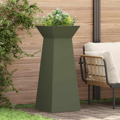 Maceta Pilar 2 Pcs Oliva 40 X 40 X 100 Cm_1