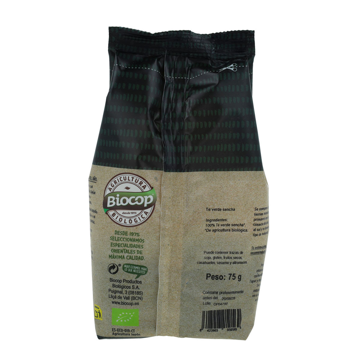 Té verde Sencha Biocop, 75 g