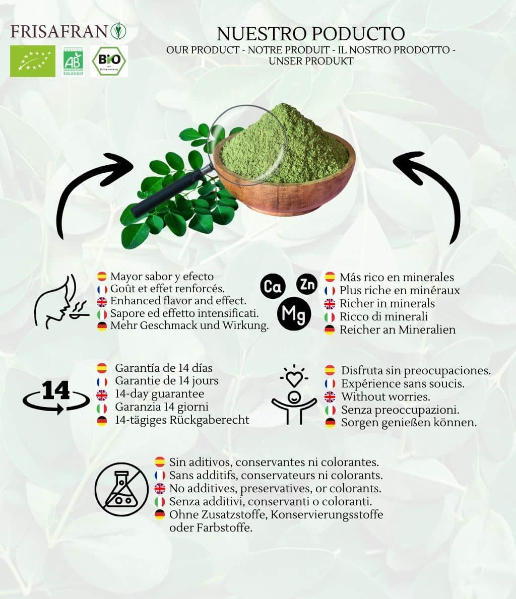 Moringa Ecologica En Polvo | 200g | Frisafran_2