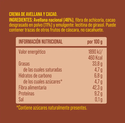Crema de avellanas y cacao The Nut Club 200g_1